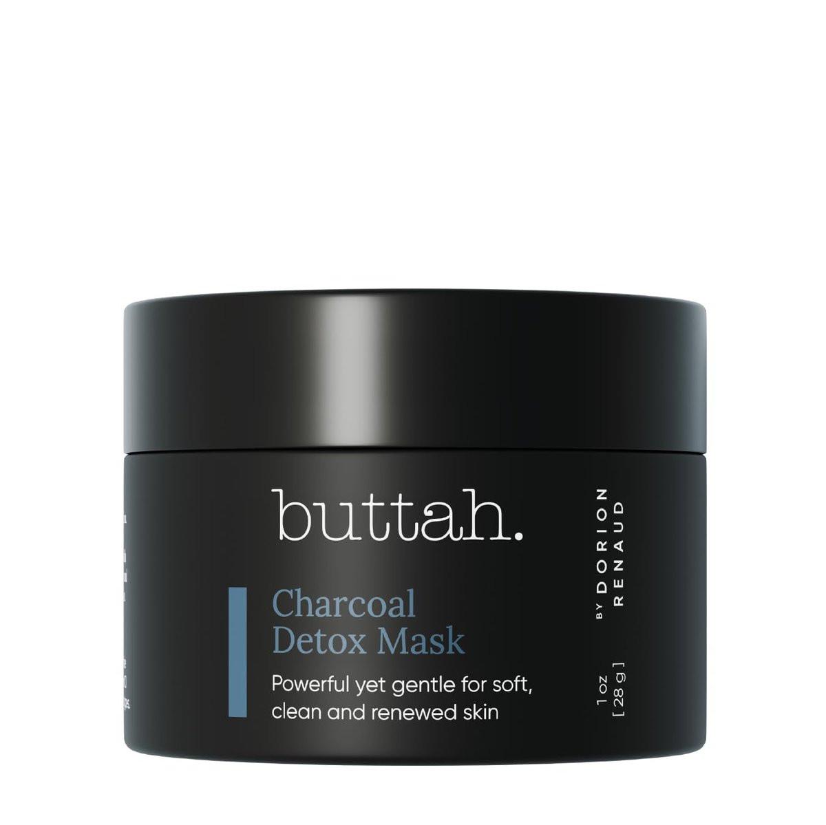Buttah Skin Charcoal Detox Mask – 30 ml Aktivkohle-Gesichtsmaske für melaninreiche Haut | Black Owned Skincare