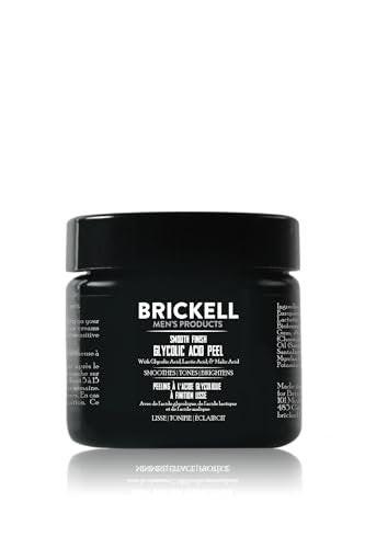 Brickell Men's Smooth Finish Glykol-Peeling für Männer – Natürliches & Bio Anti-Aging Peeling gegen Falten, 59 ml