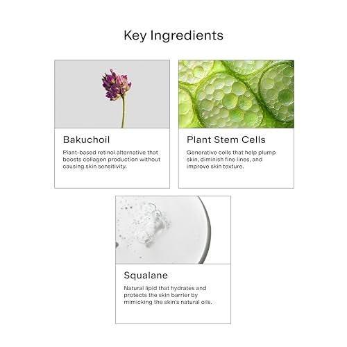 CLEARSTEM HYDRAGLOW Stammzellen-Feuchtigkeitscreme mit Bakuchiol und Squalen – Für jugendliche Haut, alle Hauttypen, glutenfrei, tierversuchsfrei – 60 ml