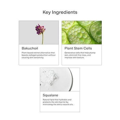 CLEARSTEM HYDRAGLOW Stammzellen-Feuchtigkeitscreme mit Bakuchiol und Squalen – Für jugendliche Haut, alle Hauttypen, glutenfrei, tierversuchsfrei – 60 ml