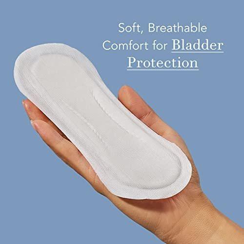 Rael Inkontinenzeinlagen für Frauen, Bio-Baumwollbezug, Postpartum-Essential, mittlere Saugfähigkeit, Blasenkontrolle, 4-Lagen-Kern mit Auslaufschutz-Technologie (Lang, 36 Stück)