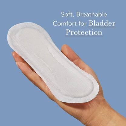 Rael Inkontinenzeinlagen für Frauen, Bio-Baumwollbezug, Postpartum-Essential, mittlere Saugfähigkeit, Blasenkontrolle, 4-Lagen-Kern mit Auslaufschutz-Technologie (Lang, 36 Stück)