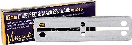 Vincent 62 mm Doppelklingen-Rasierklingen – 10er-Pack (10 Packungen)