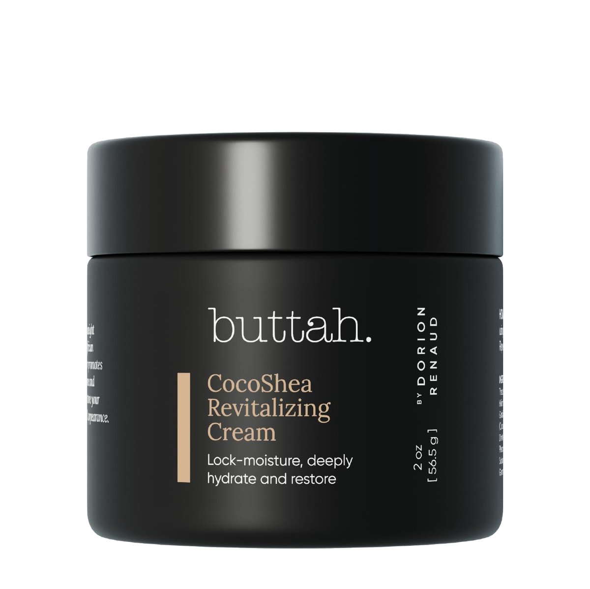 Buttah Skin CocoShea Revitalizing Cream 2oz – Natürliche & Bio-Afrikanische Shea- & Kakaobutter – Gesichtsfeuchtigkeitscreme für trockene Haut – Hautschutz für melaninreiche Haut – Black Owned Skincare