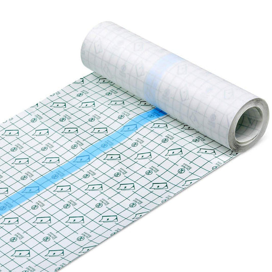 Transparentes Pflaster wasserdicht – Klare Wundauflage, dehnbares Klebeband für Tattoos und Schwimmen (8 x 197 Zoll)