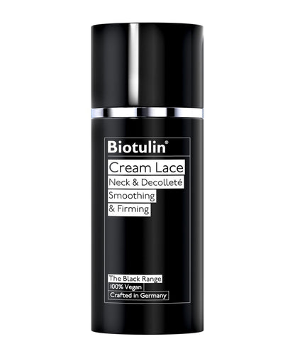 Biotulin Cream Lace 100ml – Anti-Aging Creme für Körper und Hals mit veganen Aminosäuren – Lotion für ein faltenfreies Dekolleté