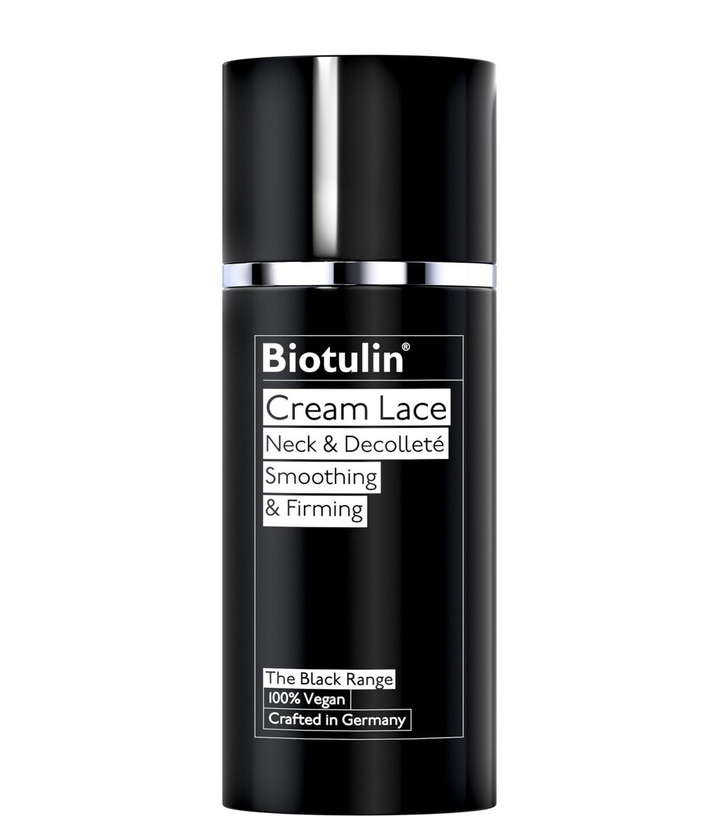Biotulin Cream Lace 100ml – Anti-Aging Creme für Körper und Hals mit veganen Aminosäuren – Lotion für ein faltenfreies Dekolleté
