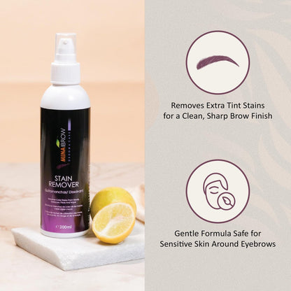 Mina Henna Tint Stain Remover – Sanfte Haarfarbenentferner für Kopfhaut, Haut, Augenbrauen, Haare, Bart und Schnurrbart – 200 ml