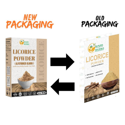 Herbs Botanica Süßholzwurzelpulver 100% rein & natürlich – für Tee, Hautpflege & DIY Schönheit – 150 g