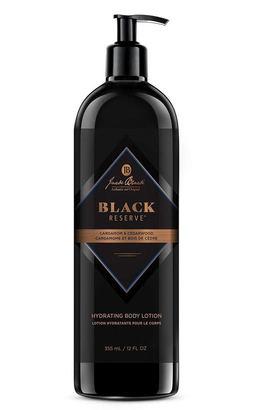 Jack Black Black Reserve Hydrating Body Lotion mit Kardamom & Zedernholz, 340 g