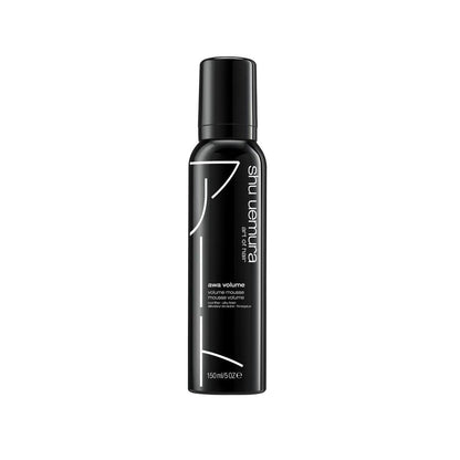 shu uemura art of hair Awa Volume Volumizing Mousse für feines Haar – Maximale Fülle und langanhaltendes Volumen mit flexiblem Halt, 150 ml
