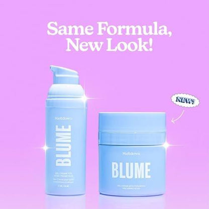 Blume Meltdown Gel-Gesichtsfeuchtigkeitscreme für zu Akne neigende Haut – Ölfreie Feuchtigkeitspflege mit Niacinamid & Centella für einen ebenmäßigen Hautton – 72-Stunden-Feuchtigkeitscreme mit Ceramiden & Squalan (1,7 oz)