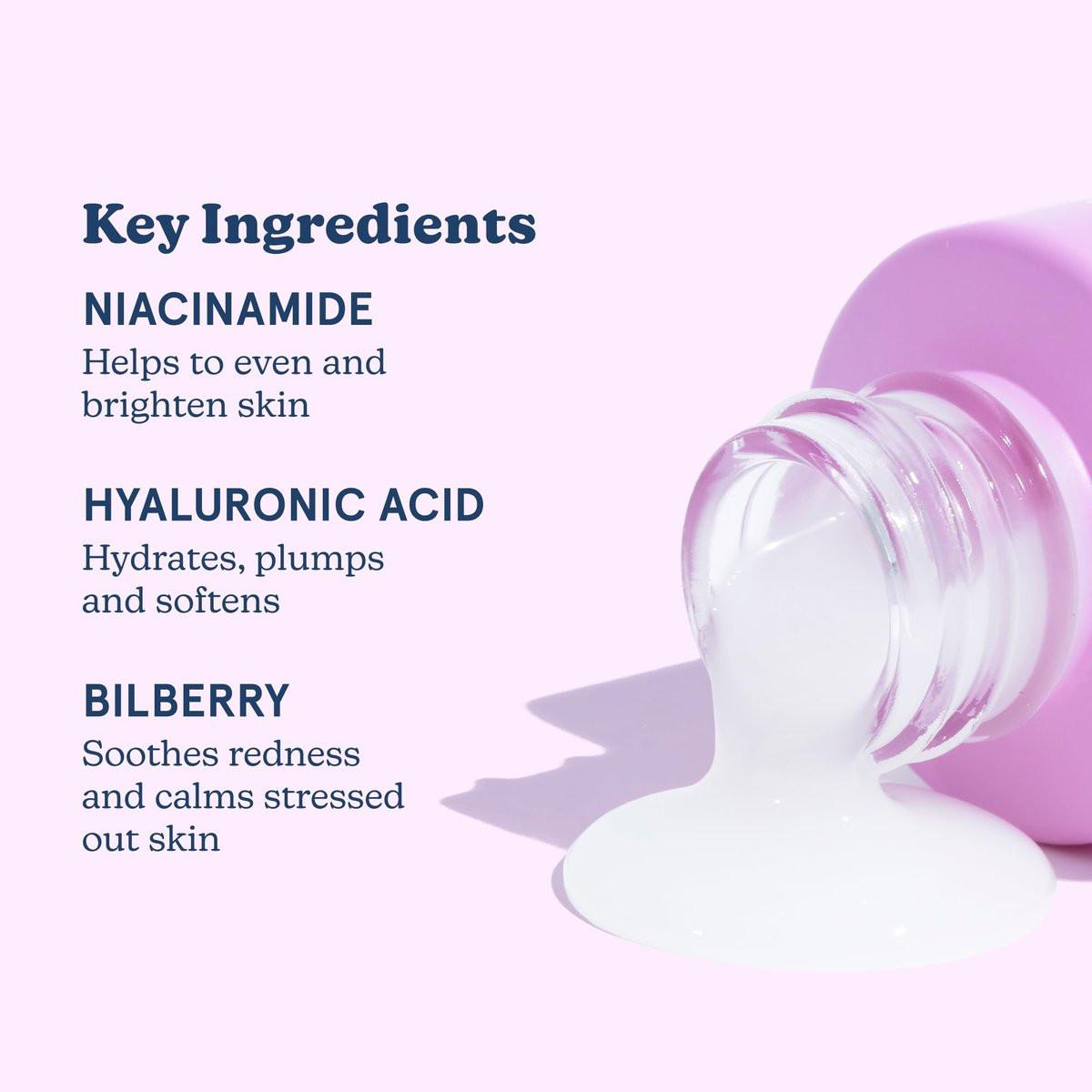 Blume Milky Fade Vitamin C Serum für das Gesicht - Dunkelfleck-Korrektor mit Niacinamid, Hyaluronsäure & Vitamin E - Beruhigt den Hautton - Veganes & tierversuchsfreies Feuchtigkeitsserum (30 ml)