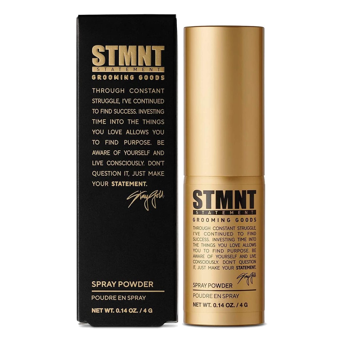 STMNT Grooming Goods Spray Powder – Extra Mattes Finish, Texturierendes Haarspray für mehr Volumen und Griff – 0,14 oz
