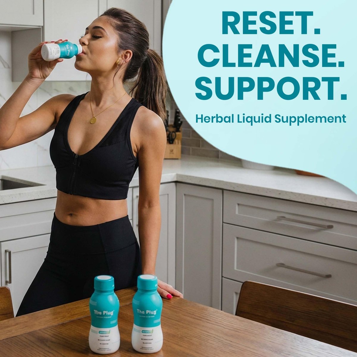 The Plug Liver Cleanse & Detox Drink | Bio-Kräuter-Flüssigergänzung mit Elektrolyten, Superfrüchten & pflanzlichen Nährstoffen | Unterstützt Hydration, Energie, Immunsystem & Lebergesundheit