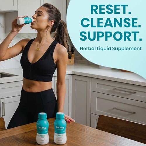 The Plug Liver Cleanse & Detox Drink | Bio-Kräuter-Flüssigergänzung mit Elektrolyten, Superfrüchten & pflanzlichen Nährstoffen | Unterstützt Hydration, Energie, Immunsystem & Lebergesundheit