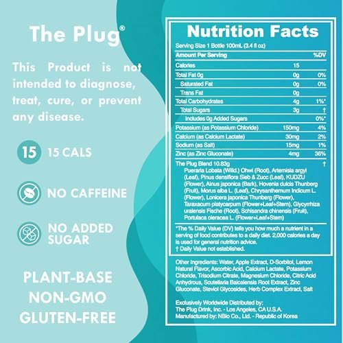 The Plug Liver Cleanse & Detox Drink | Bio-Kräuter-Flüssigergänzung mit Elektrolyten, Superfrüchten & pflanzlichen Nährstoffen | Unterstützt Hydration, Energie, Immunsystem & Lebergesundheit