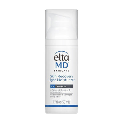 EltaMD Skin Recovery Light Feuchtigkeitscreme für trockene Haut, ölfreie Gesichtscreme für zu Akne neigende Haut, 48 ml Pumpflasche