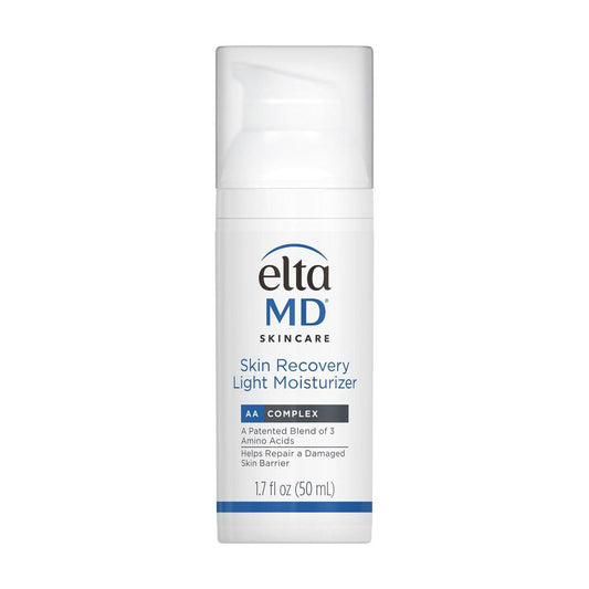 EltaMD Skin Recovery Light Feuchtigkeitscreme für trockene Haut, ölfreie Gesichtscreme für zu Akne neigende Haut, 48 ml Pumpflasche