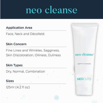 Neocutis Neo Cleanse – Sanfte Gesichtsreinigung mit Glycerin-Gel, 125 ml