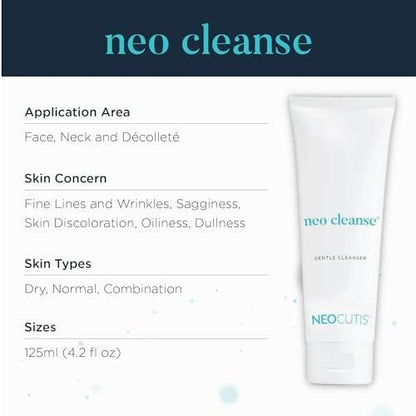 Neocutis Neo Cleanse – Sanfte Gesichtsreinigung mit Glycerin-Gel, 125 ml