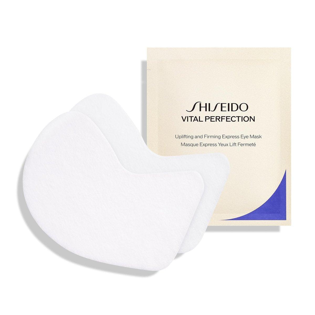 Shiseido Vital Perfection Uplifting and Firming Express Eye Mask – 24 Pure Retinol Augenmasken gegen Falten, Tränensäcke & dunkle Ringe