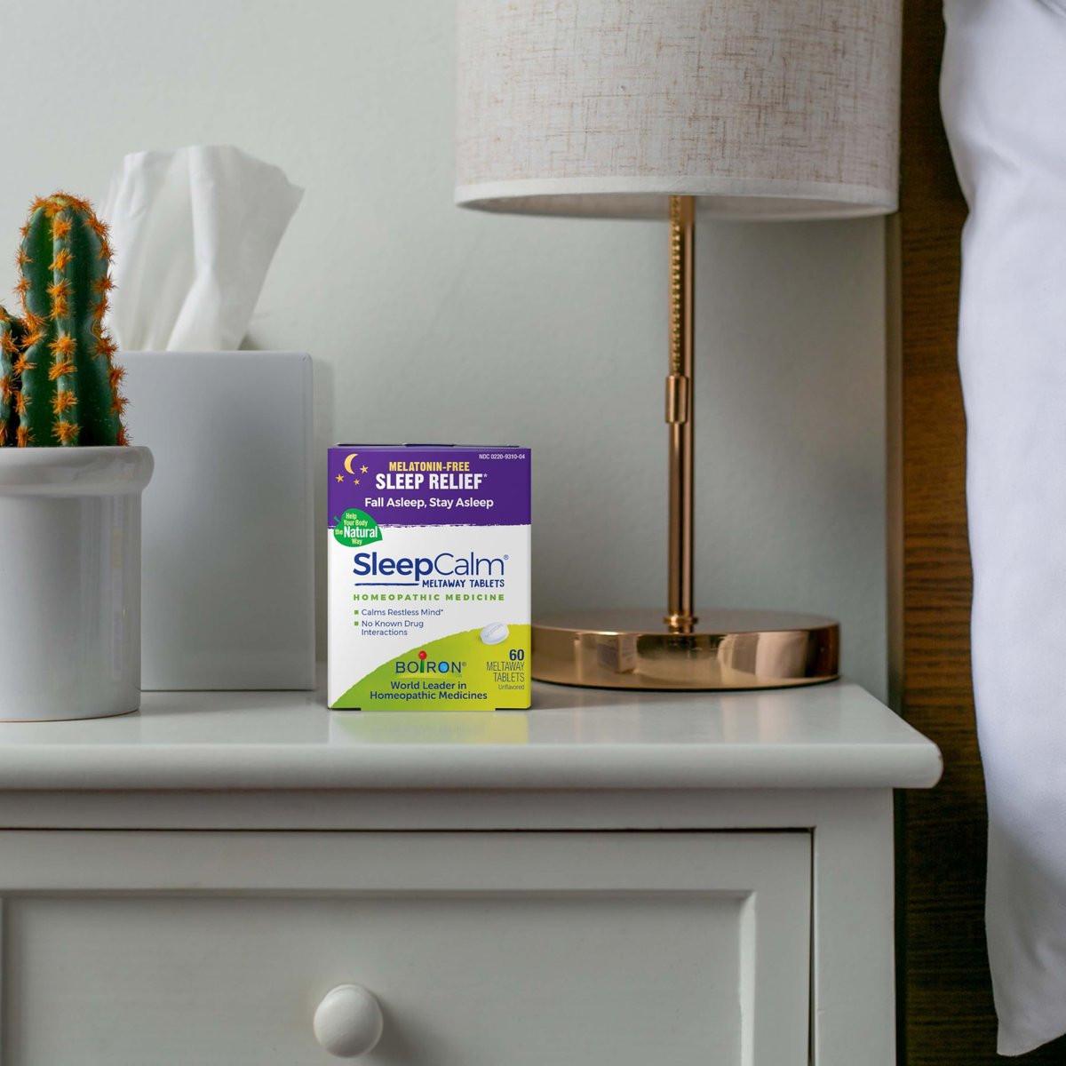 Boiron SleepCalm Einschlafhilfe für tiefen, erholsamen Schlaf – Melatoninfrei und nicht gewohnheitsbildend – 60 Tabletten
