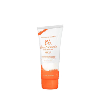 Bumble and bumble. Hairdresser's Invisible Oil Hydrating Hair Mask – Feuchtigkeitsspendende Haarkur gegen Frizz, für alle Haartypen (Locken, wellig, glatt) mit Argan-, Kokos- und Traubenkernöl, 200 ml