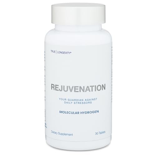 DRINK HRW Rejuvenation Molecular Hydrogen Wasserstoff-Tabletten: 12 ppm H2, patentiert, in USA hergestellt, IHSA-zertifiziertes Wasserstoff- & Magnesiumpräparat. Unterstützt Energie, Erholung, kognitive Funktion (ungeschmack, 30 Stück)