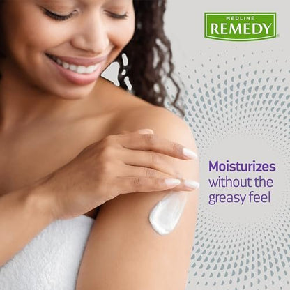 Medline Remedy Spezialisierte Hautcreme, Duftfrei (473 ml), 1,5 % Dimethicon, Pflegende Feuchtigkeitscreme für trockene Haut, Sulfatfrei, Parabenfrei, Hypoallergene Körpercreme, Tägliche Lotion für trockene Haut