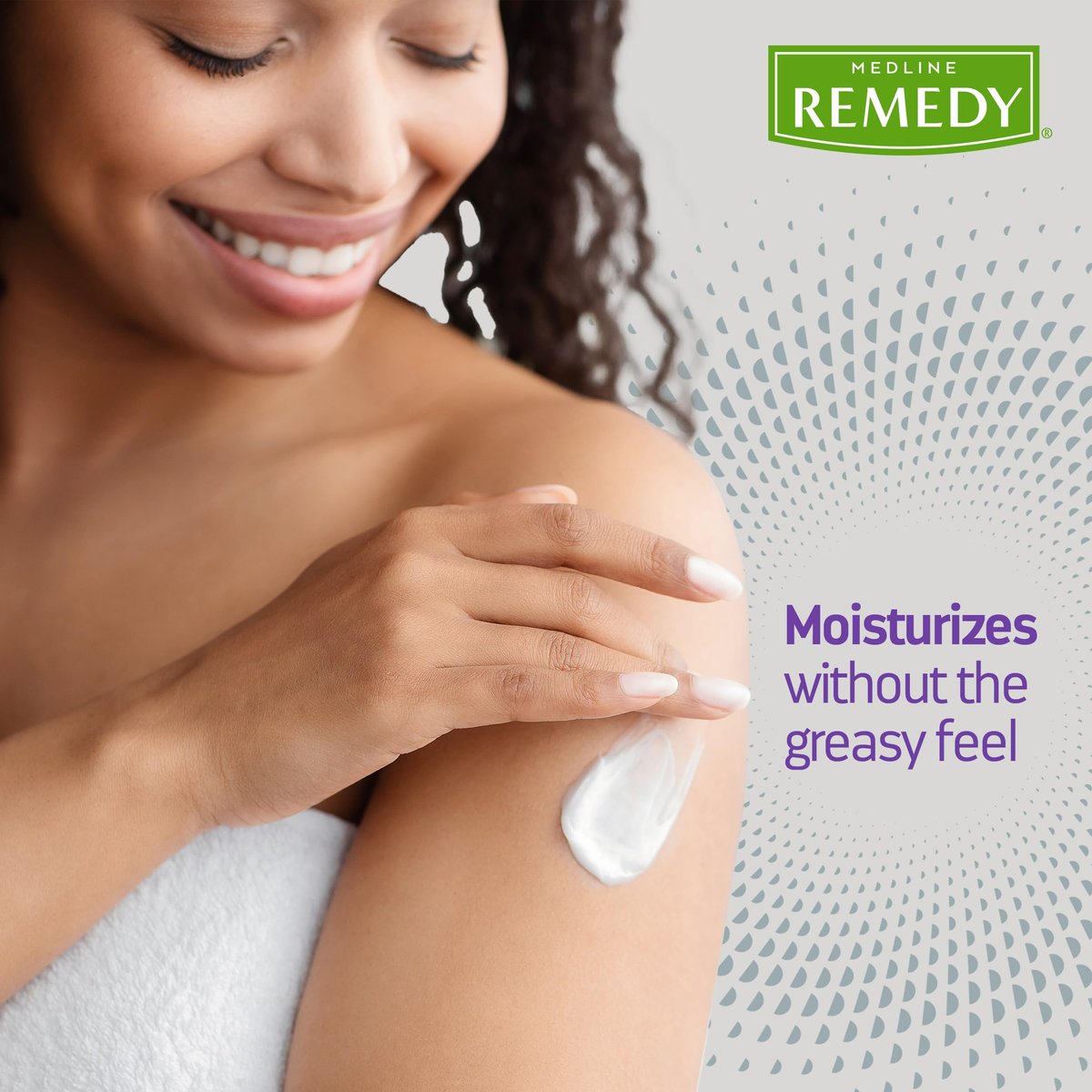 Medline Remedy Spezialisierte Hautcreme, Duftfrei (473 ml), 1,5 % Dimethicon, Pflegende Feuchtigkeitscreme für trockene Haut, Sulfatfrei, Parabenfrei, Hypoallergene Körpercreme, Tägliche Lotion für trockene Haut