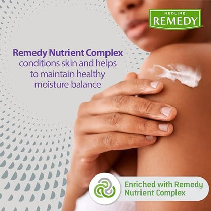 Medline Remedy Spezialisierte Hautcreme, Duftfrei (473 ml), 1,5 % Dimethicon, Pflegende Feuchtigkeitscreme für trockene Haut, Sulfatfrei, Parabenfrei, Hypoallergene Körpercreme, Tägliche Lotion für trockene Haut