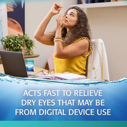 Refresh Digital PF Befeuchtende Augentropfen für trockene Augen, konservierungsmittelfrei, 0,01 Fl Oz Einzeldosisbehälter, 30 Stück