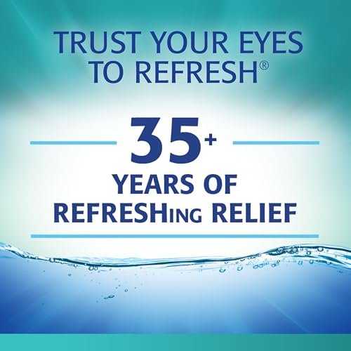 Refresh Digital PF Befeuchtende Augentropfen für trockene Augen, konservierungsmittelfrei, 0,01 Fl Oz Einzeldosisbehälter, 30 Stück