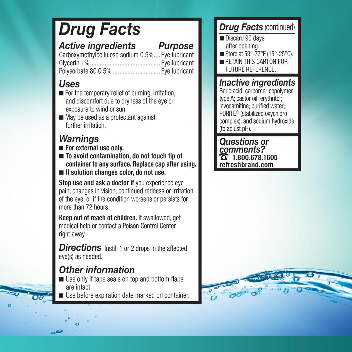 Refresh Digital Augentropfen für trockene Augen, 0,34 Fl Oz steril
