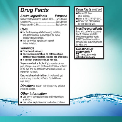 Refresh Digital Augentropfen für trockene Augen, 0,34 Fl Oz steril