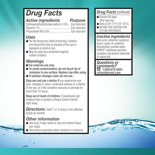 Refresh Digital Augentropfen für trockene Augen, 0,34 Fl Oz steril