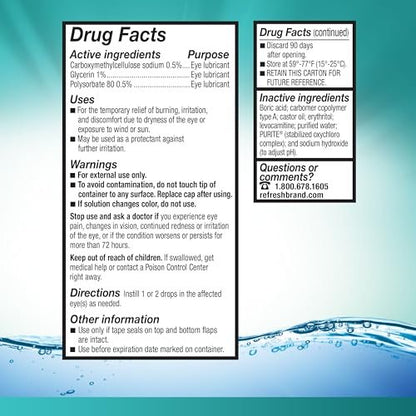 Refresh Digital Augentropfen für trockene Augen, 0,34 Fl Oz steril