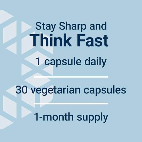 Life Extension Quick Brain Nootropic – Schnelles Denken, Lernen, Konzentration, mit Lutein, Zeaxanthin, Gotu Kola, Bacopa, Glutenfrei, Nicht-GVO, Vegetarisch, 1 täglich, 30 Kapseln