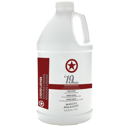 Wahl Professional 19 Vorgemischte Flüssigseife für Nassrasur, gebrauchsfertig, mit Vitamin E, für empfindliche Haut, 1,89 Liter