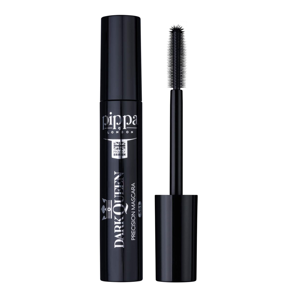 Pippa of London Mascara Dark Queen - Volumen und Schwung für intensive Blicke