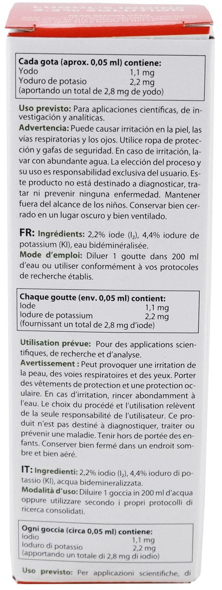2,2% Lugolsche Jodlösung 100 ml | Pharmazeutische Qualität | Jod und Kaliumiodid | Heiltropfen®