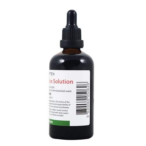 2,2% Lugolsche Jodlösung 100 ml | Pharmazeutische Qualität | Jod und Kaliumiodid | Heiltropfen®