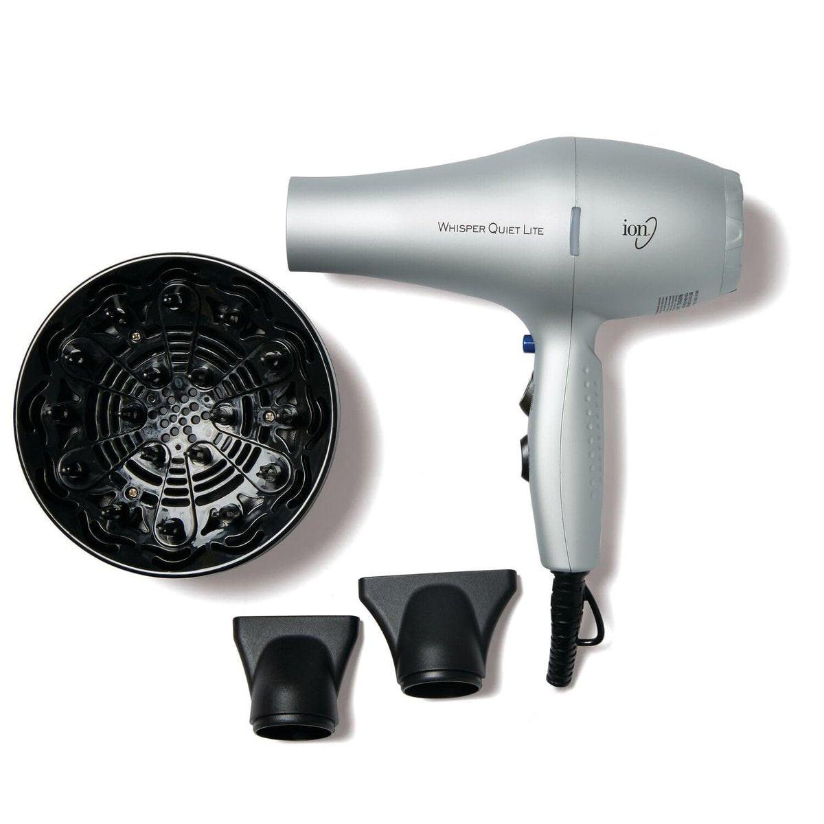 Ion Whisper Quiet Lite Ionen-Keramik-Haartrockner, 1875 Watt, Leicht, Leistungsstark, 4 Temperaturen, 2 Geschwindigkeiten