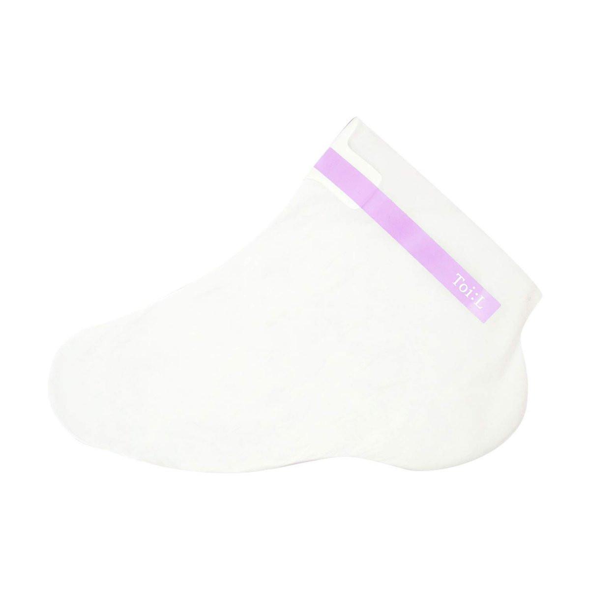 Extra Seidige Fußmaske 5 Paar, Feuchtigkeitsspendende Socken mit Guérande-Salz & Süßmandelöl für trockene Füße, rissige Fersen und Hornhaut