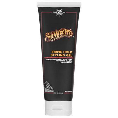 Suavecito Firme (Stark) Styling Gel 237 ml – Original Duft, Hoher Glanz – Alkoholfrei – Kein Austrocknen oder Flocken – Hält den ganzen Tag – Für alle Haartypen