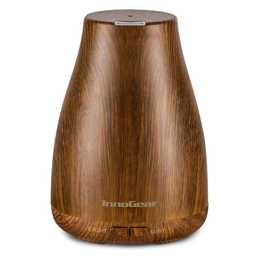 InnoGear Aroma-Diffuser – Ultraschall-Diffuser für Aromatherapie, 7 Farben LED, 2 Nebelmodi, Auto-Abschaltung, Bronze