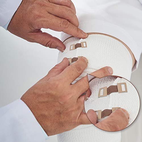 50 Stück elastische Bandagen-Clips mit dehnbaren Metallklammern – Kompressionsbandagen sicher befestigen, inklusive Aufbewahrungsbox – Ideal für Verbände und Wundversorgung nach Operationen