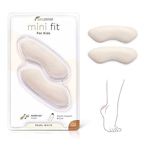 FLEXZENSE Mini Fit für Kinder | Feineinstellung des Platzes in Kinderschuhen | 5,5 mm dick | 1 Paar (Perlweiß)