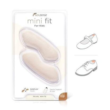 FLEXZENSE Mini Fit für Kinder | Feineinstellung des Platzes in Kinderschuhen | 5,5 mm dick | 1 Paar (Perlweiß)